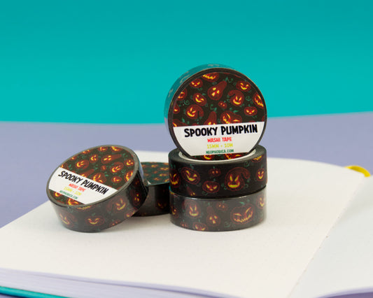 Spooky Pumpkins - 15 mm Washi Tape