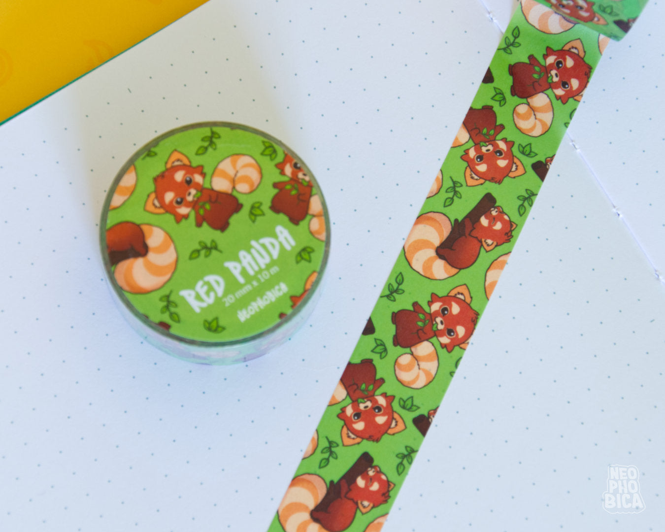 Red Panda - 20 mm Washi Tape